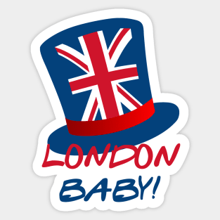 Joey's London Hat – London, Baby! Sticker